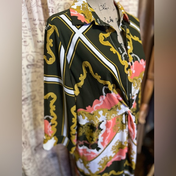 63- 7th Avenue Design Studio New York & Company Long Dress Large - Picture 4 of 6